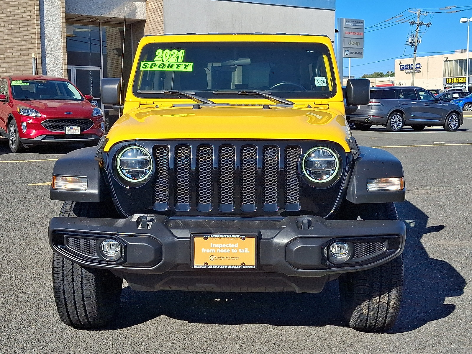 Used 2021 Jeep Wrangler Unlimited Sport AWD/4WD image 2