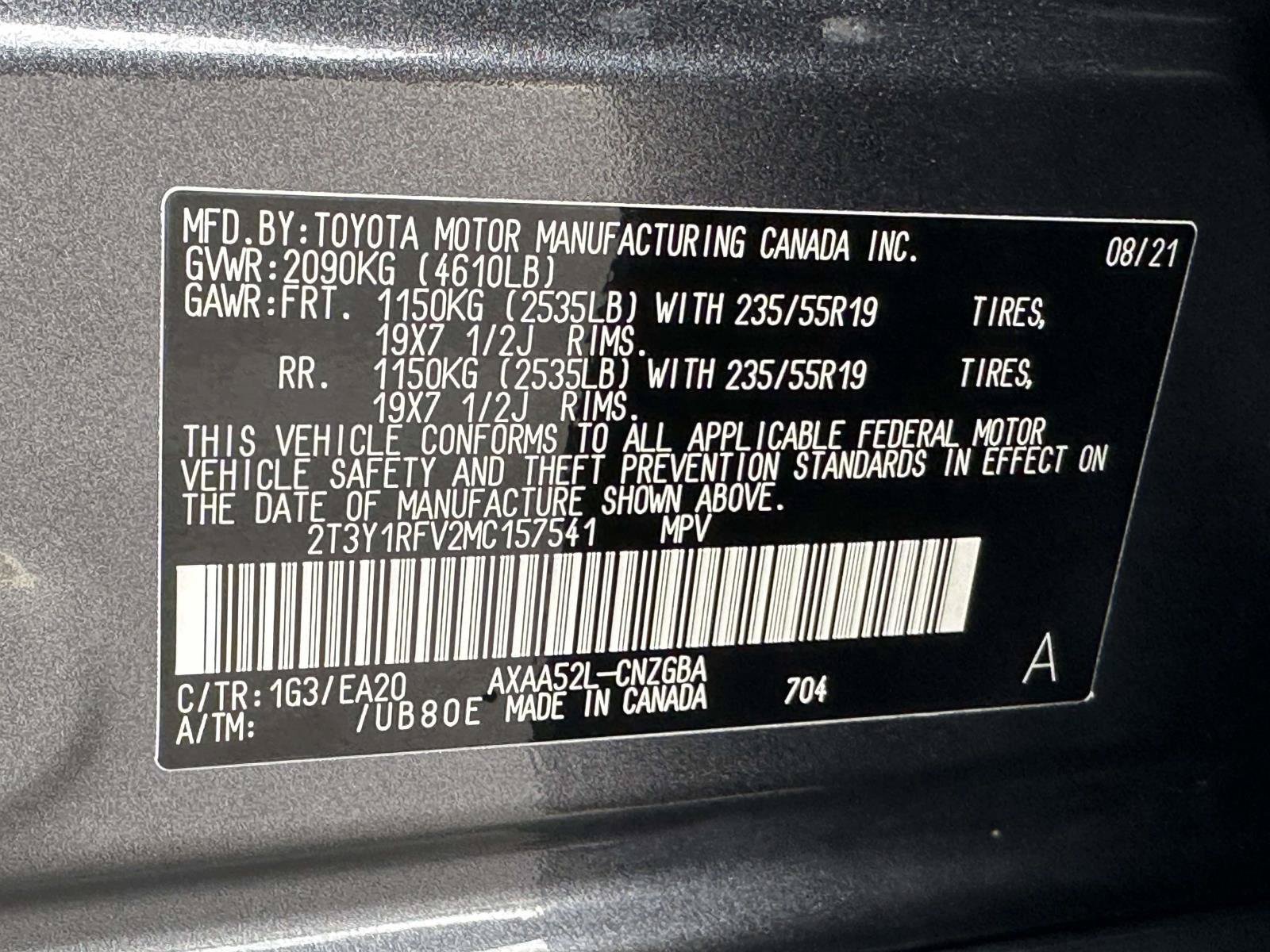 Used 2021 Toyota RAV4 Limited w/ Limited Grade Weather Package FWD image 30