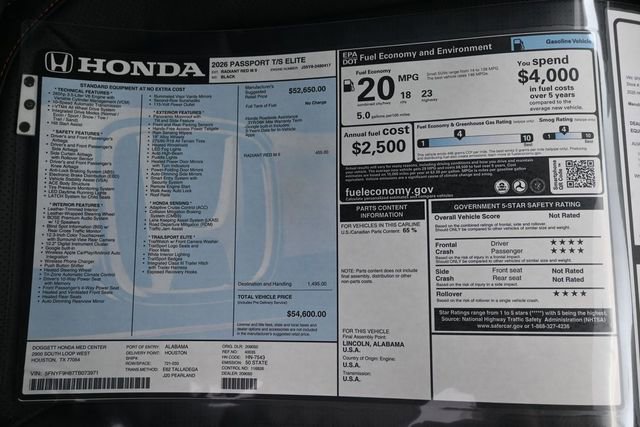 New 2026 Honda Passport TrailSport Elite image 27
