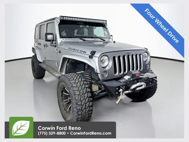 Used 2014 Jeep Wrangler Unlimited Rubicon w/ Connectivity Group AWD/4WD image 1