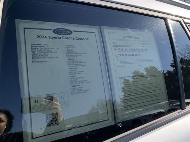 Used 2024 Toyota Corolla Cross LE image 37