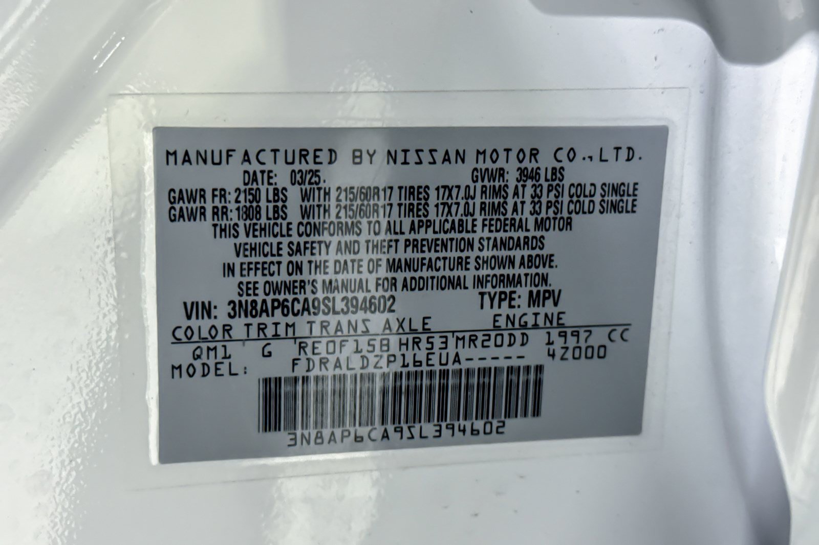Used 2025 Nissan Kicks SV FWD image 27