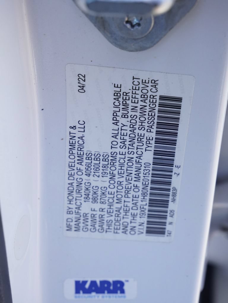 Used 2022 Honda Civic Sport Touring image 36