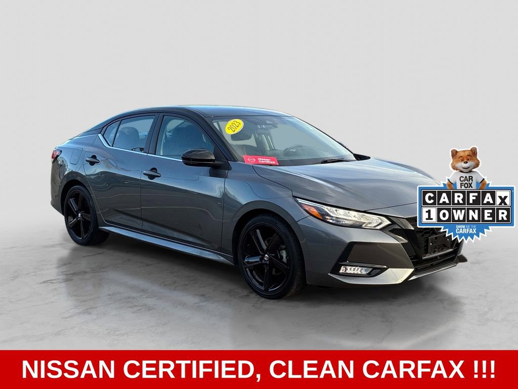 Certified 2023 Nissan Sentra SR w/ Midnight Edition Package FWD image 3