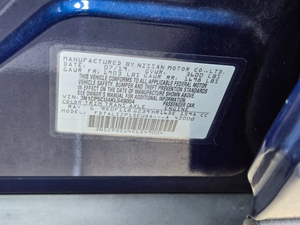 Used 2019 Nissan Kicks SV FWD image 18