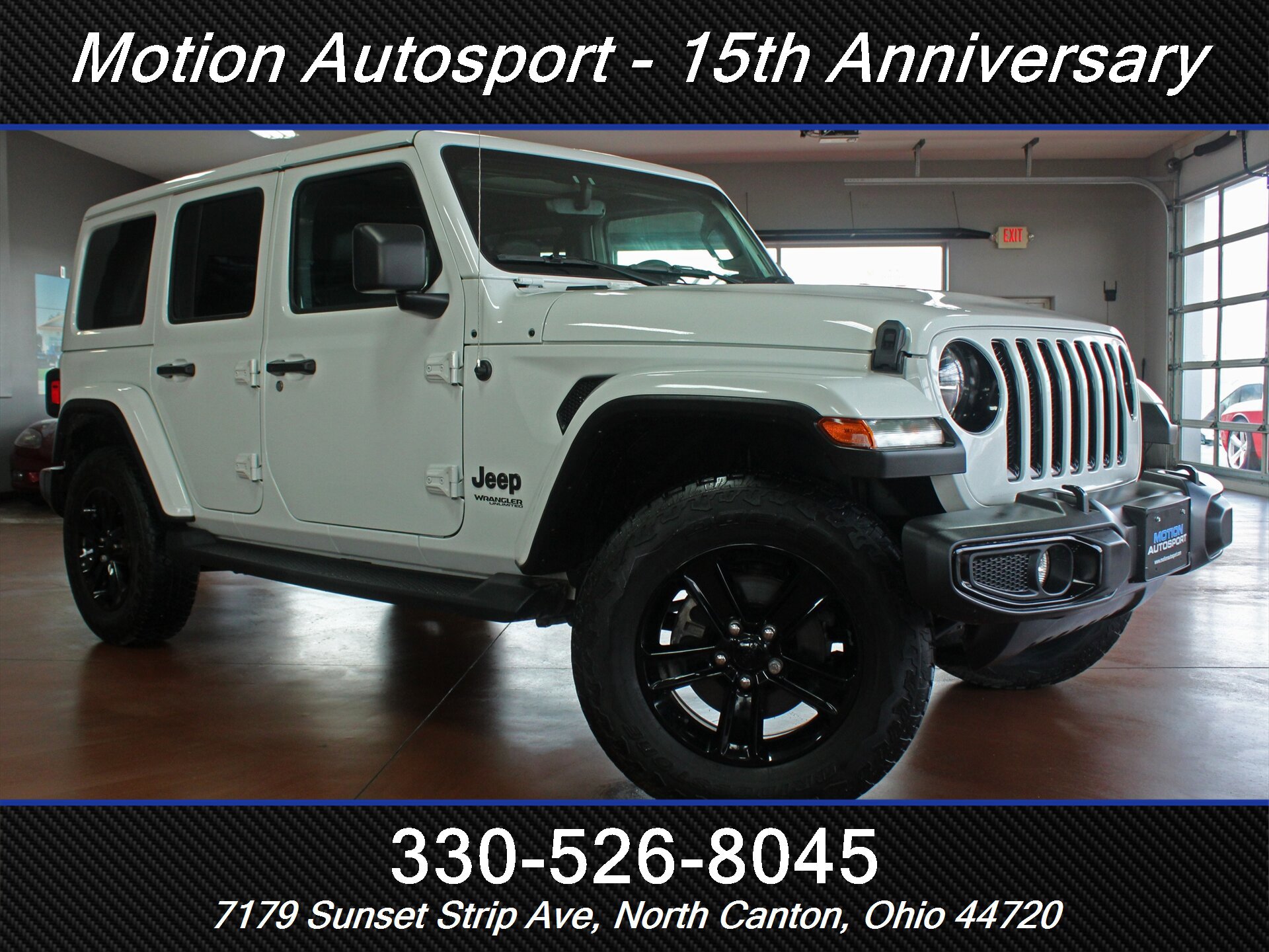 Used 2021 Jeep Wrangler Unlimited Sahara AWD/4WD image 2