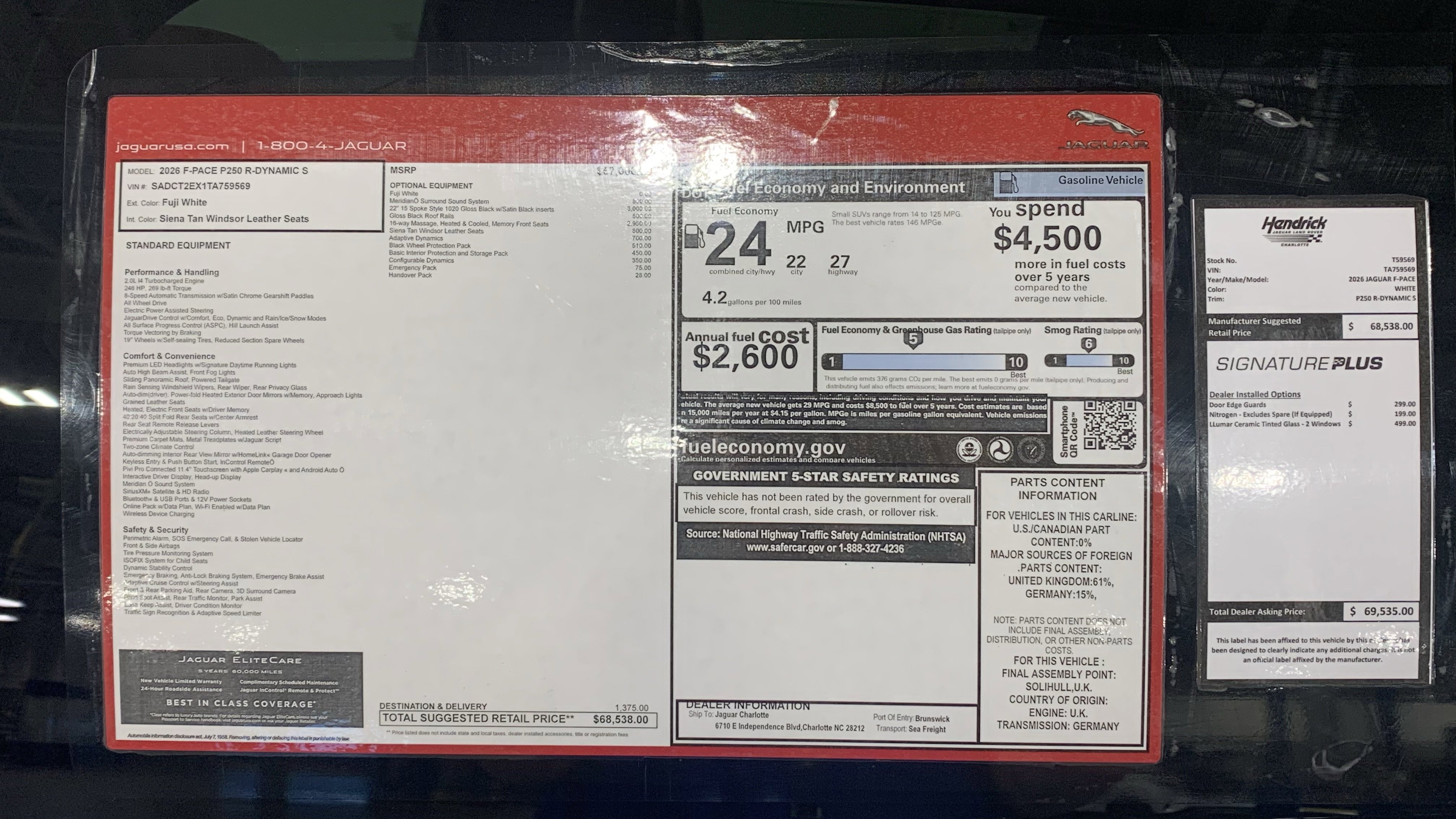 New 2026 Jaguar F-PACE R-Dynamic S image 21