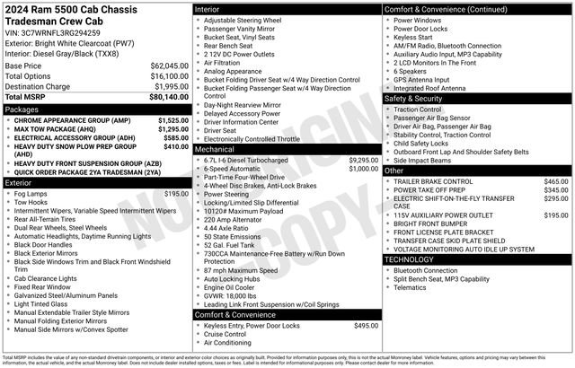 New 2024 RAM 5500 Tradesman w/ Chrome Appearance Group image 4