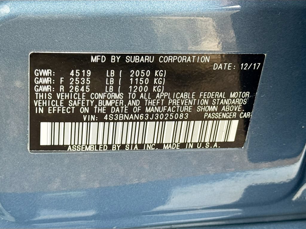 Used 2018 Subaru Legacy 2.5i Limited w/ 50th Anniversary Edition AWD/4WD image 31