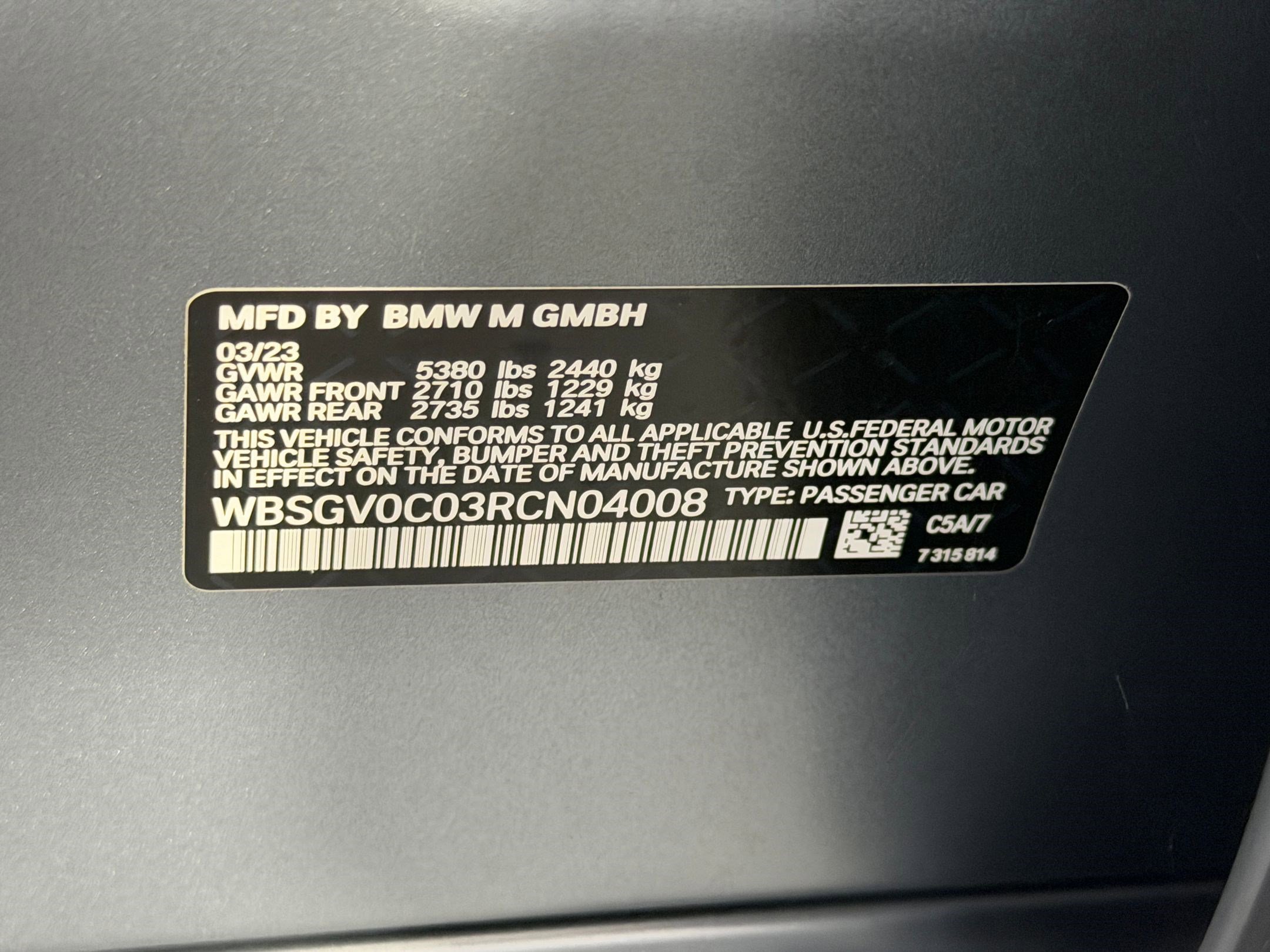 Used 2024 BMW M8 Gran Coupe xDrive Competition w/ M Carbon Exterior Package AWD/4WD image 21