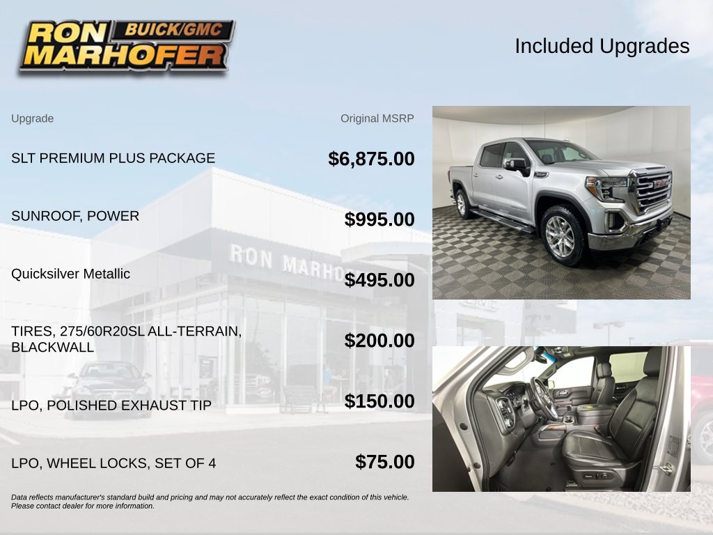 Used 2019 GMC Sierra 1500 SLT w/ SLT Premium Plus Package AWD/4WD image 6