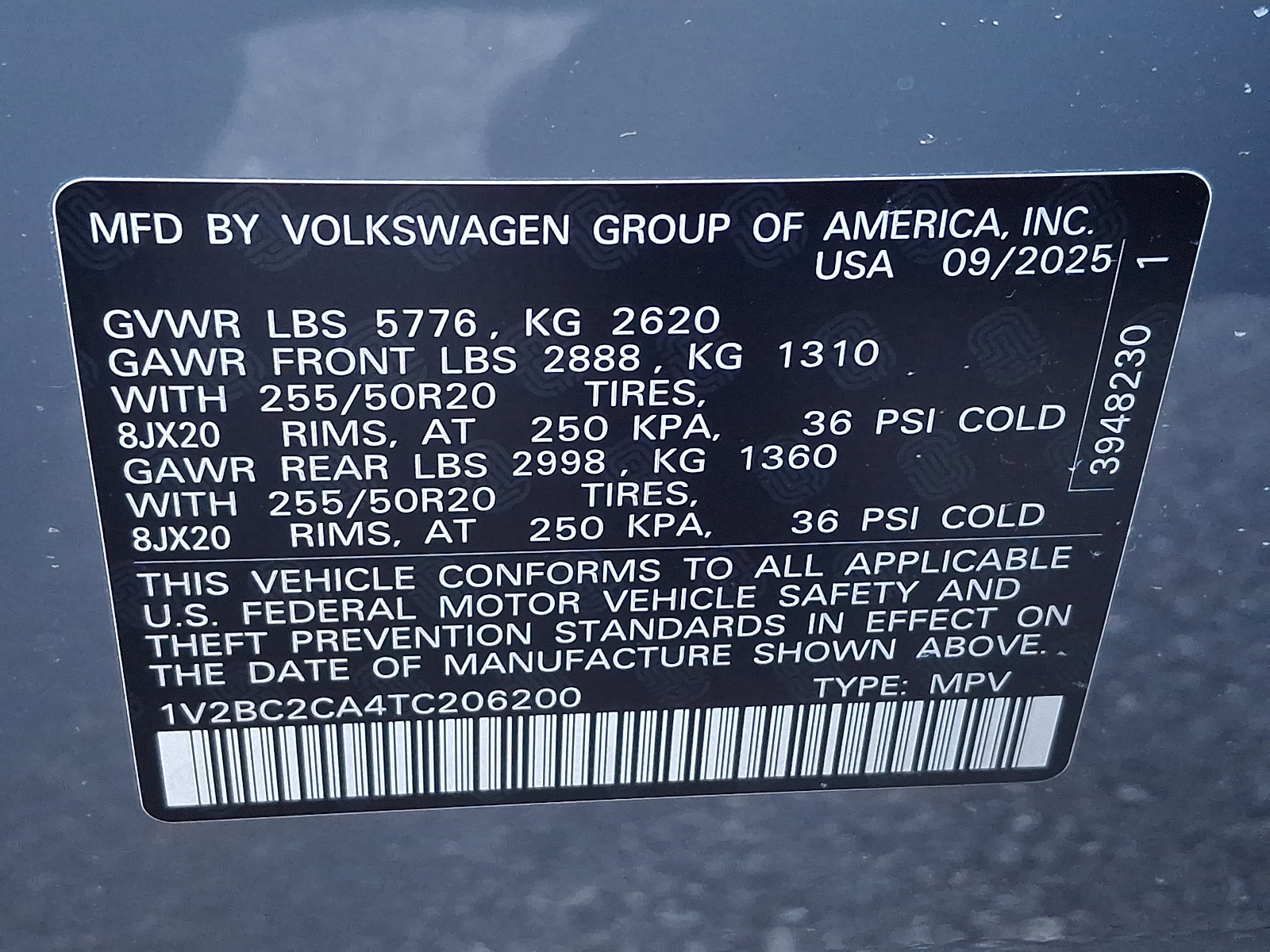 New 2026 Volkswagen Atlas Cross Sport SEL image 11