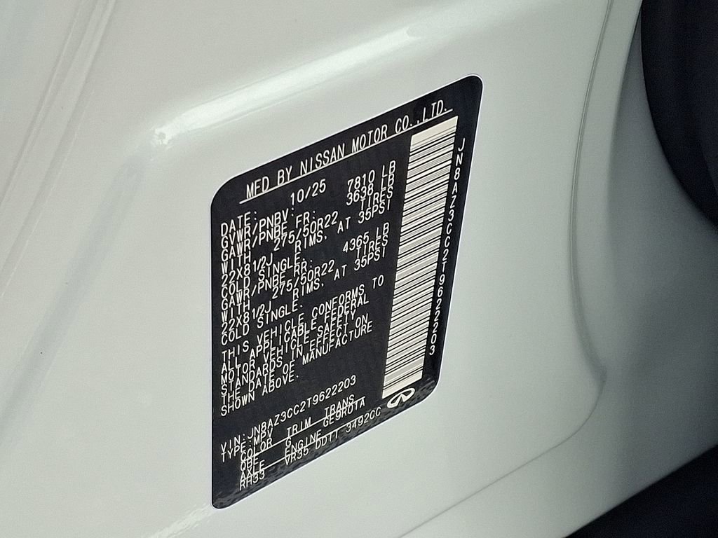 New 2026 INFINITI QX80 Autograph w/ Premium Cargo Package image 6