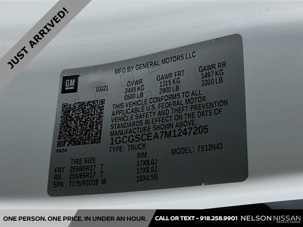 Used 2021 Chevrolet Colorado LT w/ LT Convenience Package image 29