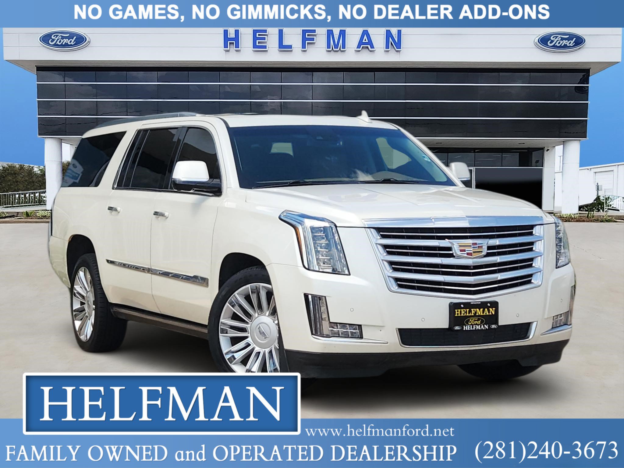 Used 2015 Cadillac Escalade ESV Platinum