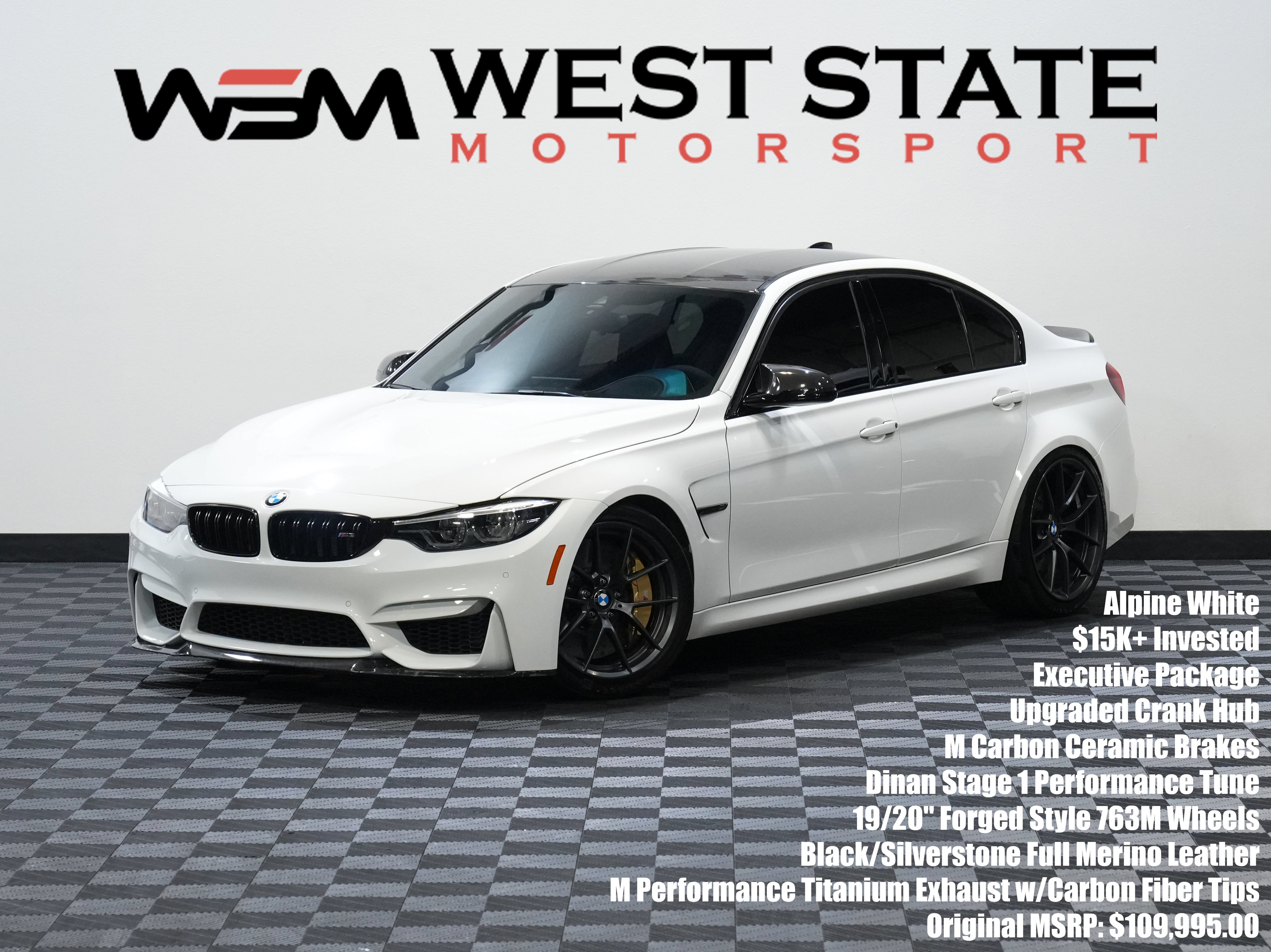 Used 2018 BMW M3 CS w/ Executive Package