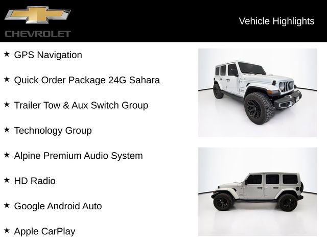 Used 2024 Jeep Wrangler Sahara w/ Technology Group image 5