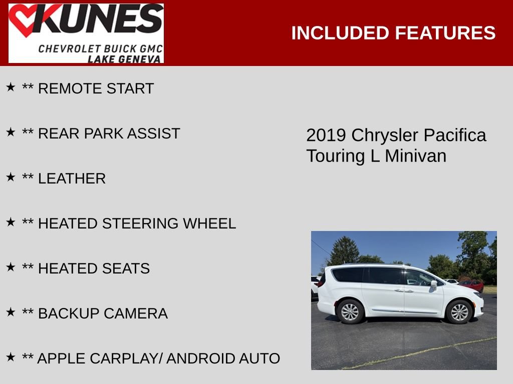 Used 2019 Chrysler Pacifica Touring-L FWD image 2