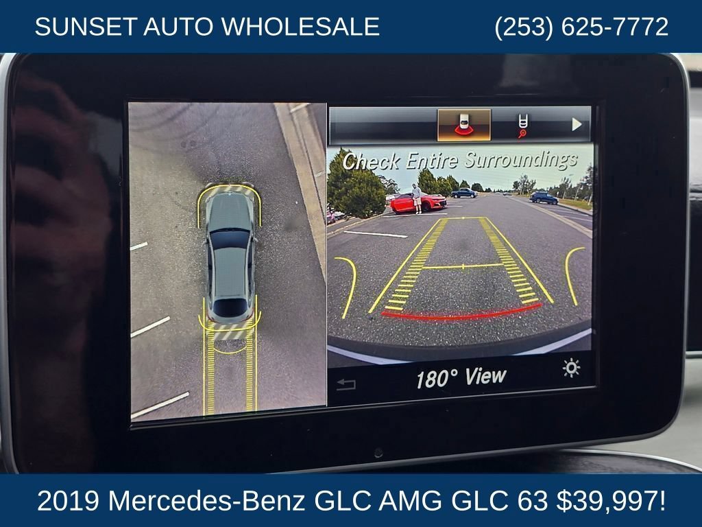 Used 2019 Mercedes-Benz GLC 63 AMG 4MATIC Coupe w/ Parking Assist Package image 45