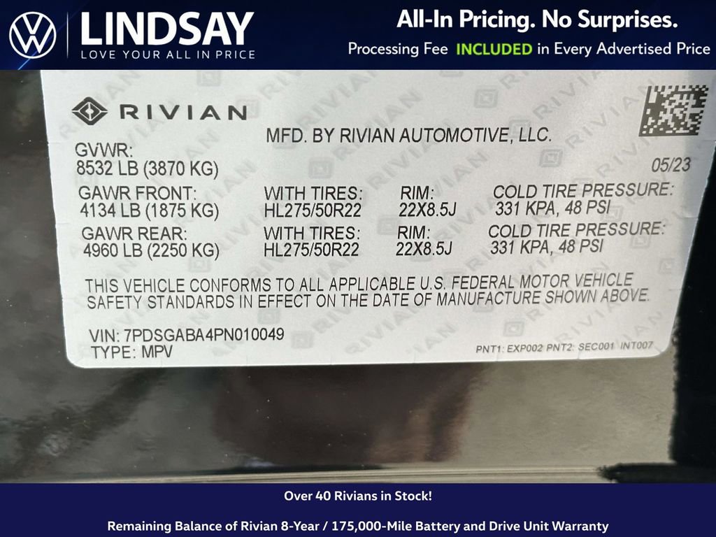Used 2023 Rivian R1S Adventure image 28
