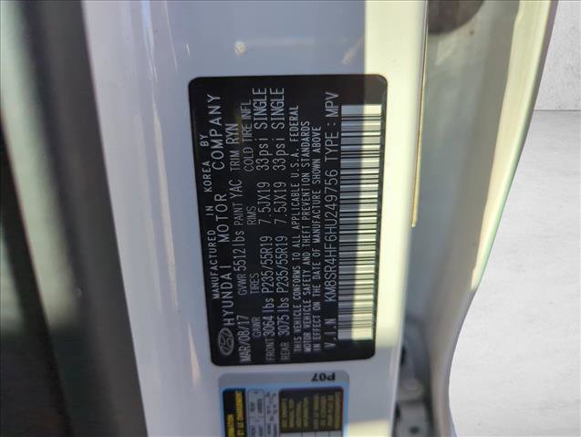 Used 2017 Hyundai Santa Fe Limited image 30