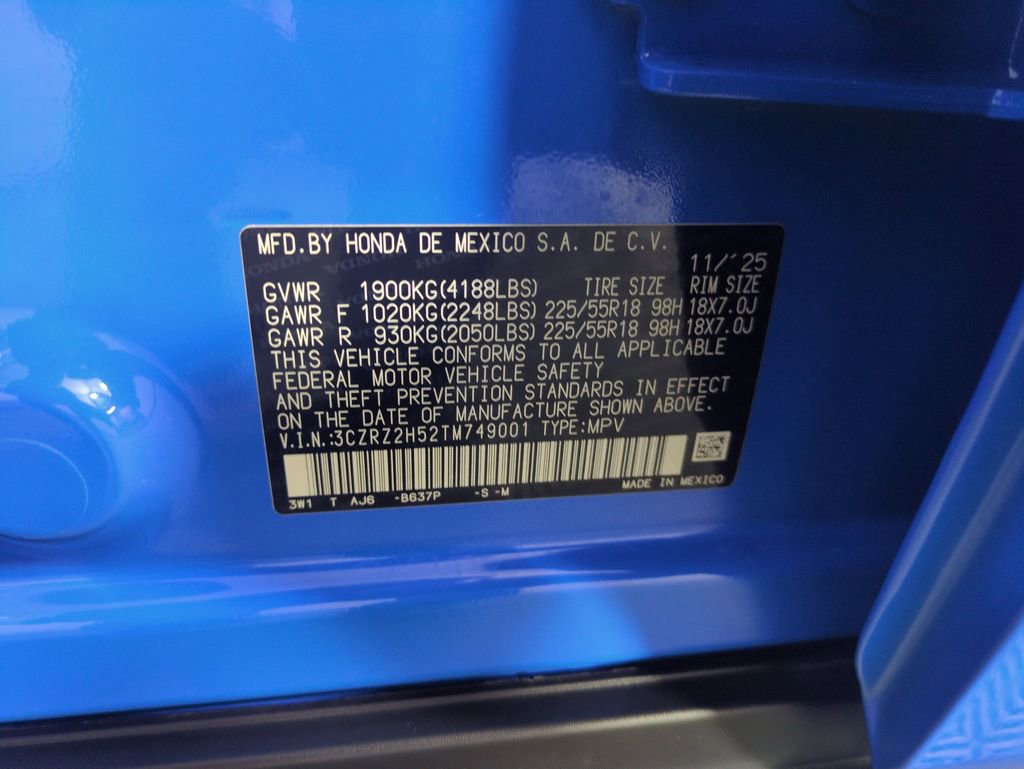 Certified 2026 Honda HR-V Sport image 32