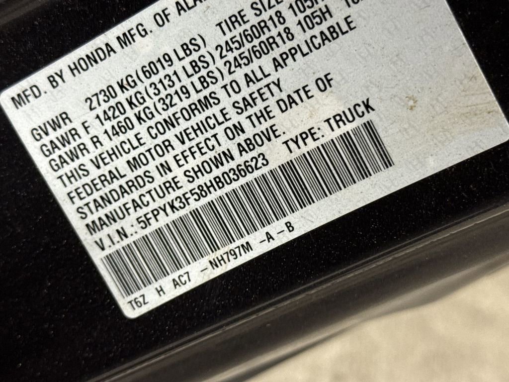 Used 2017 Honda Ridgeline RTL image 27