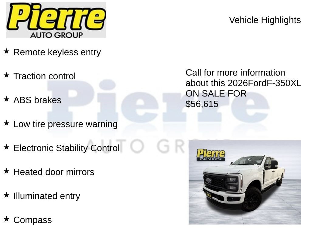 New 2026 Ford F350 XL w/ STX Appearance Package image 7