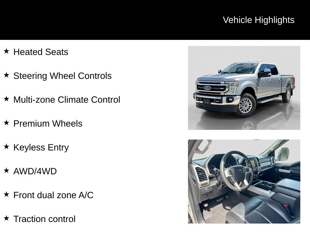 Used 2021 Ford F250 Lariat w/ Chrome Package AWD/4WD image 16