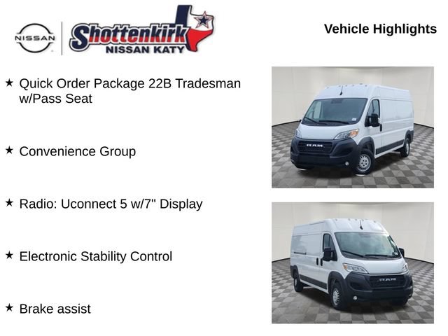 Used 2025 RAM ProMaster 2500 w/ Convenience Group FWD image 6