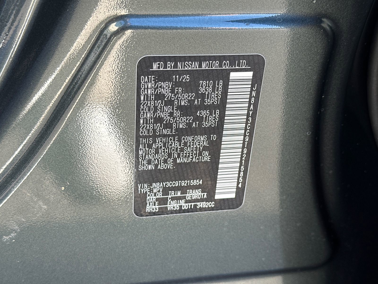 New 2026 Nissan Armada Platinum Reserve AWD/4WD image 41