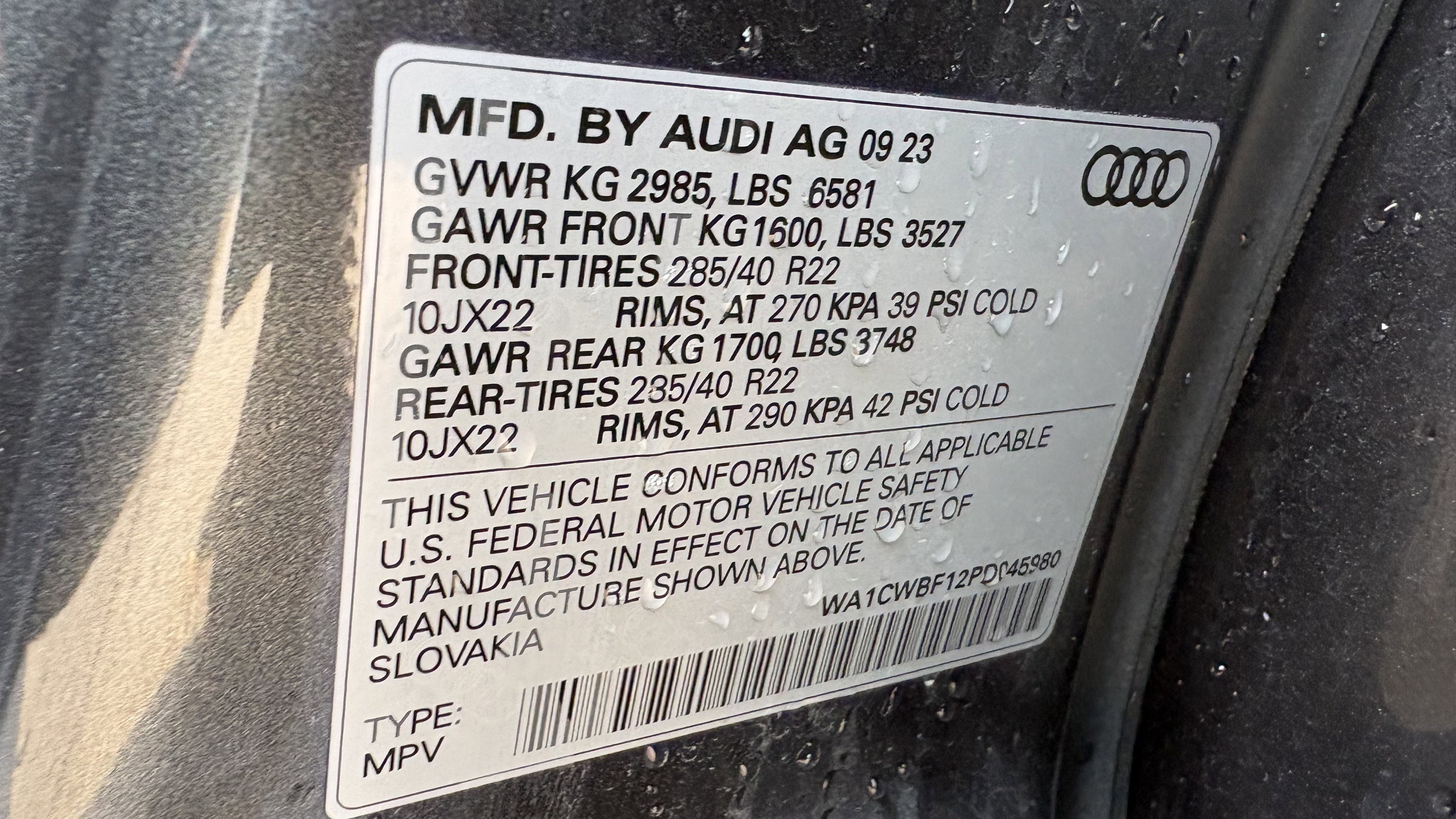 Used 2023 Audi SQ8 Prestige image 34