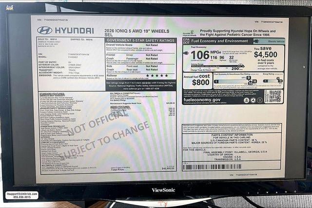 New 2026 Hyundai Ioniq 5 SEL AWD/4WD image 37