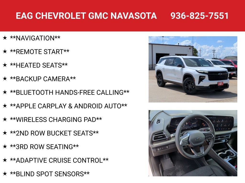New 2027 Chevrolet Traverse LT w/ Midnight/Sport Edition FWD image 4