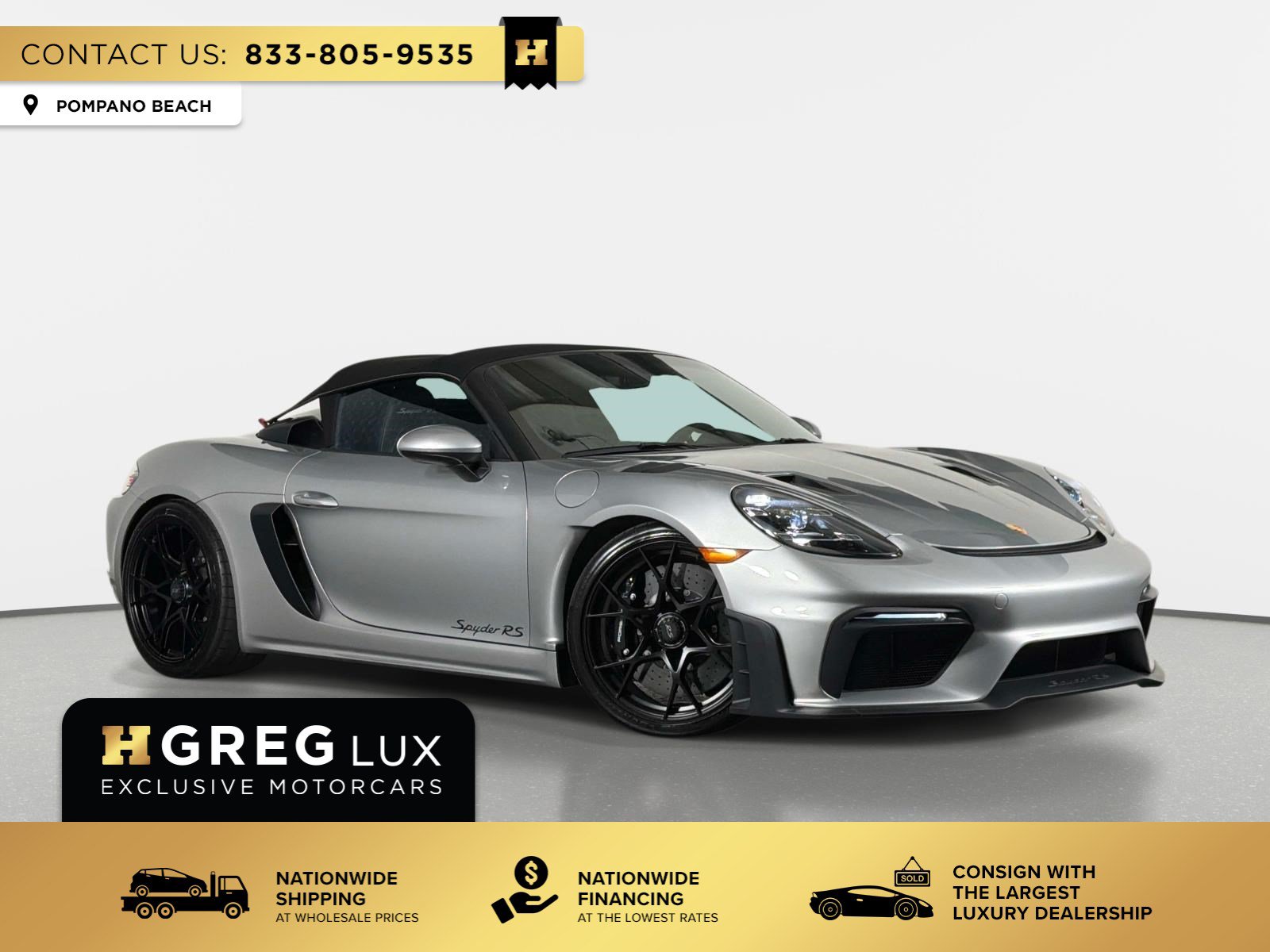 Used 2025 Porsche 718 Boxster Spyder RS