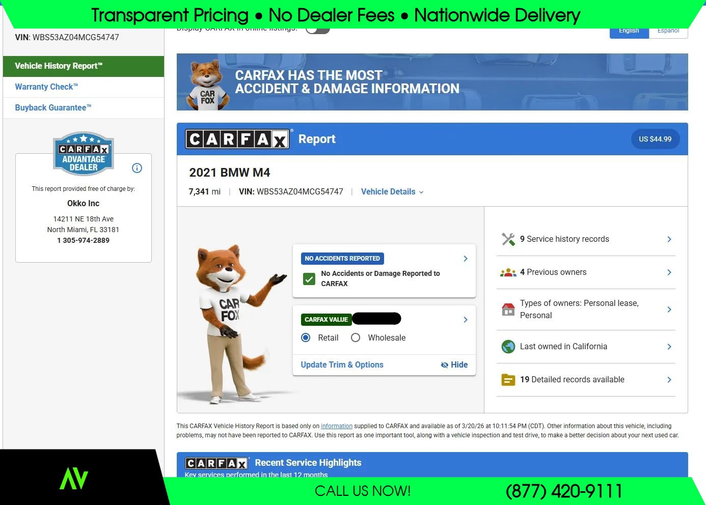 Used 2021 BMW M4 Coupe w/ Executive Package image 10