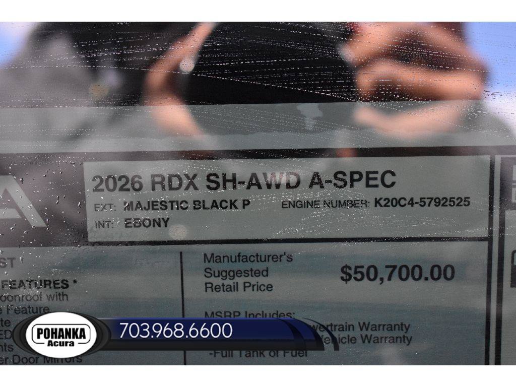 New 2026 Acura RDX A-Spec AWD/4WD image 40