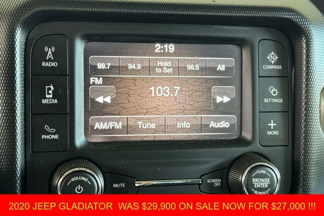 Used 2020 Jeep Gladiator Sport w/ Quick Order Package 24S image 14