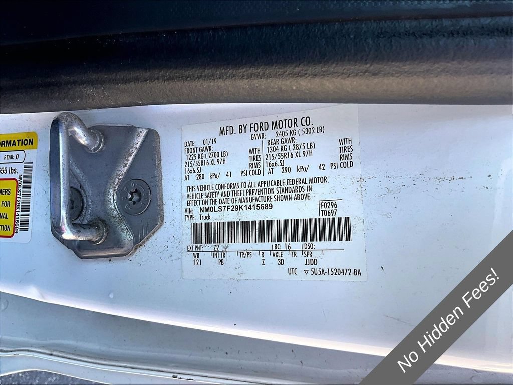 Used 2019 Ford Transit Connect XLT FWD image 28