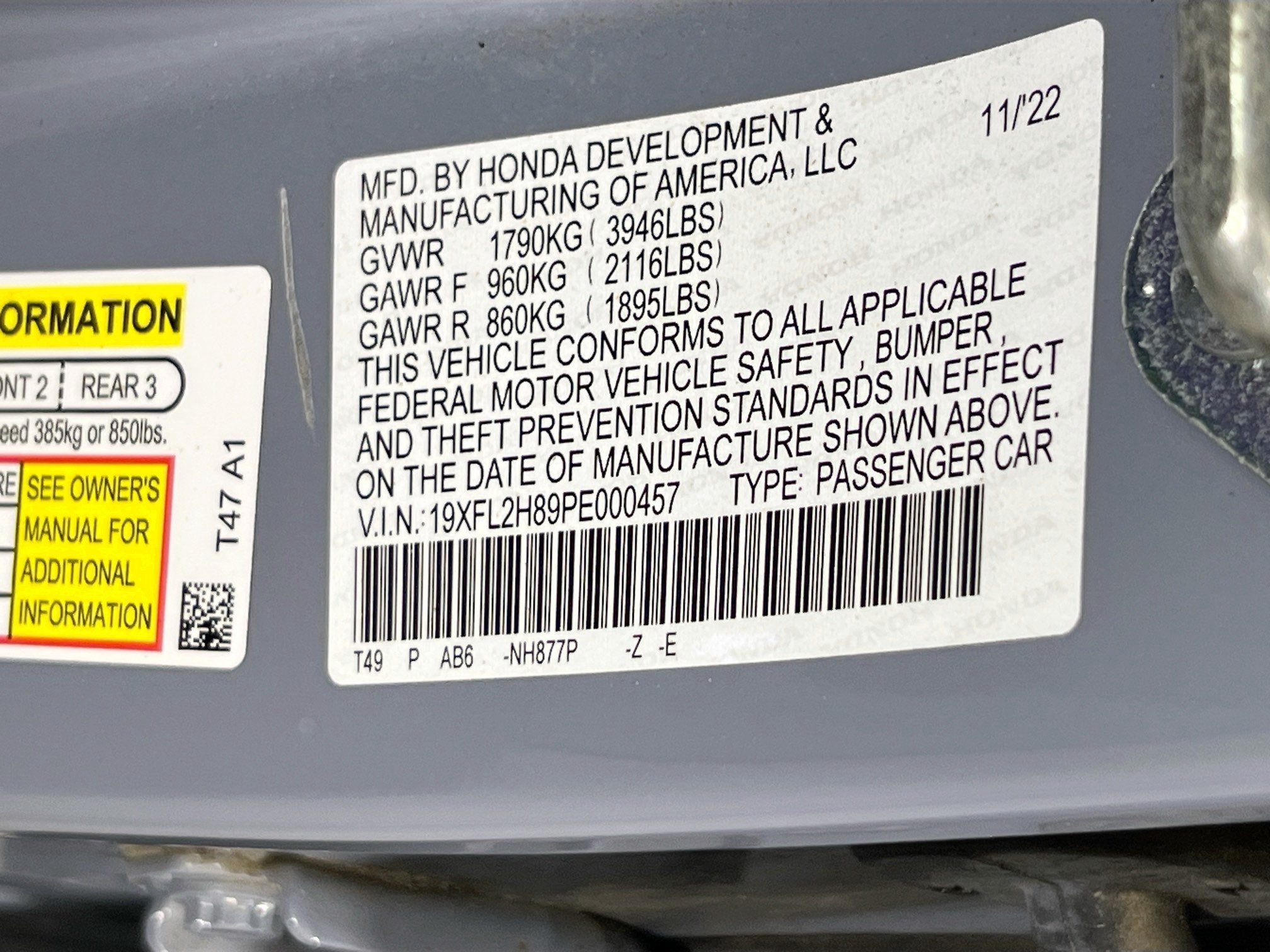 Used 2023 Honda Civic Sport image 29