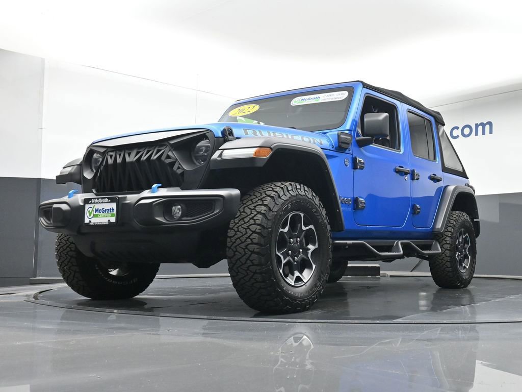 Used 2022 Jeep Wrangler Unlimited Rubicon 4xe w/ Cold Weather Group image 5