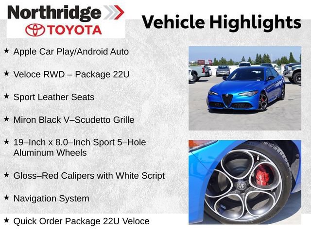 Used 2023 Alfa Romeo Giulia Veloce RWD image 2