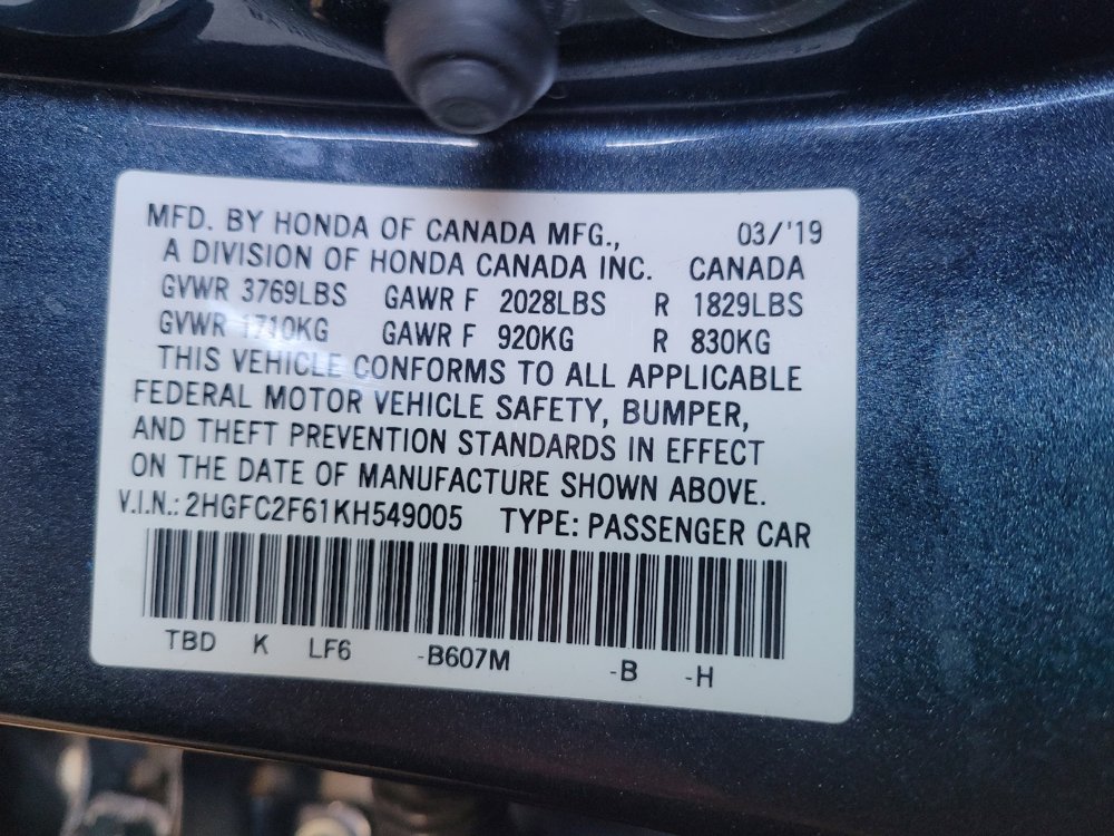 Used 2019 Honda Civic LX image 33