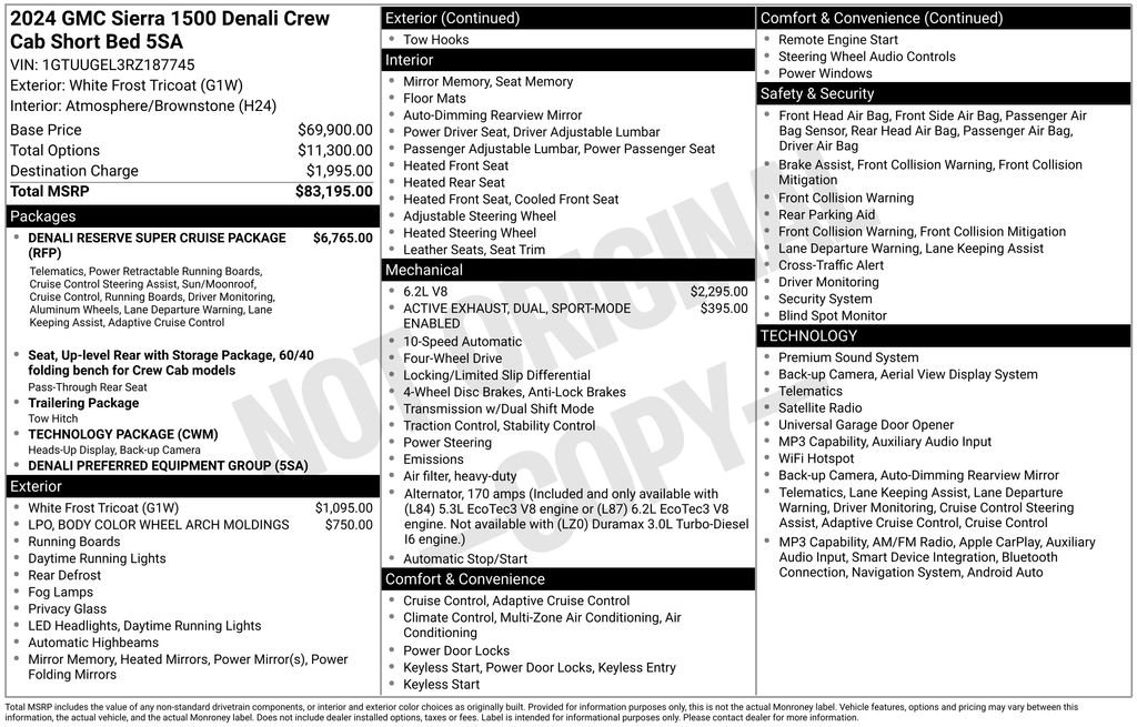 Used 2024 GMC Sierra 1500 Denali AWD/4WD image 21