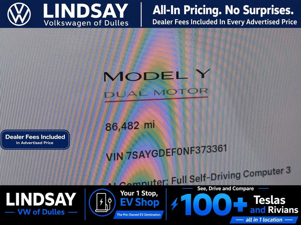 Used 2022 Tesla Model Y Performance AWD/4WD image 34