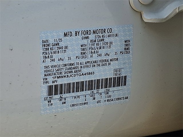 New 2026 Ford Explorer Tremor w/ Tremor Ultimate Package image 19