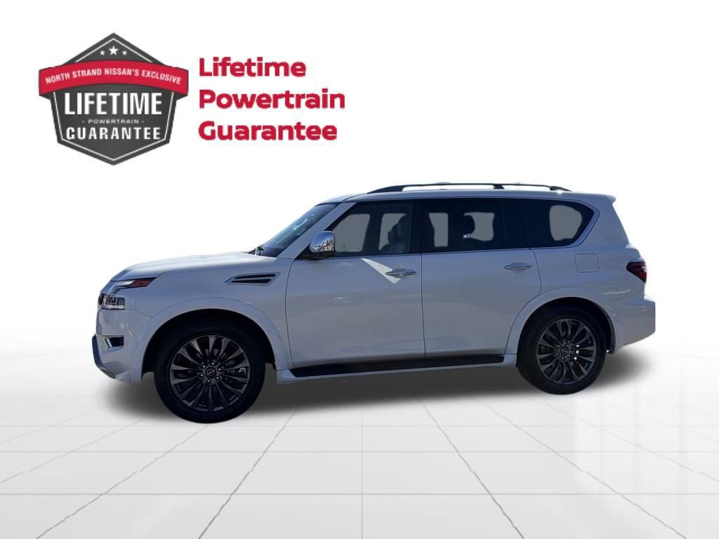 Certified 2023 Nissan Armada Platinum w/ Captain's Chairs Package image 2