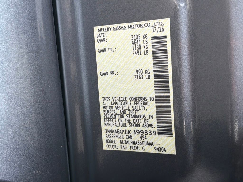 Used 2017 Nissan Maxima Platinum image 34