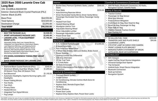 New 2025 RAM 3500 Laramie w/ Max Tow Package image 17