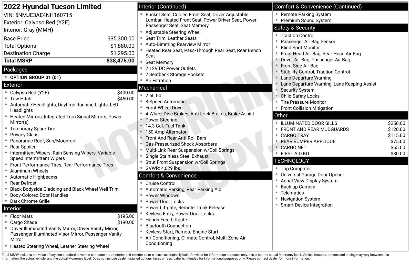 Used 2022 Hyundai Tucson Limited FWD image 14